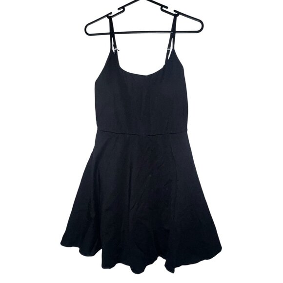 Halara Softly Zero Plush 2-in-1 Pocket Mini Active Dress Sz Small Womens Black A - Picture 3 of 14